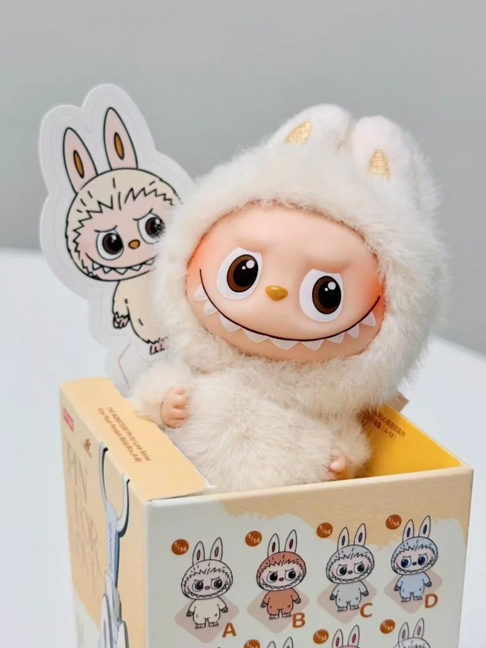 Authentic Labubu 4.0 Pin for Love Letter A | Cheap Clearance Price Ready to Ship - Picture 3 of 4